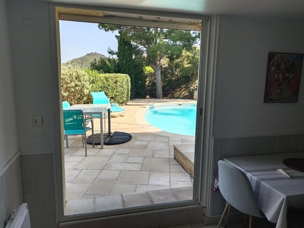 Appartement La Madrague- 2P Avec Piscine Privative à Saint-Cyr-sur-Mer Extérieur photo